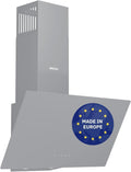 Wiggo Dunstabzugshaube, 60 cm, 650m, grau, kopffrei I Abluft Umluft Dunstabzug ³/h - Touch-Display 4