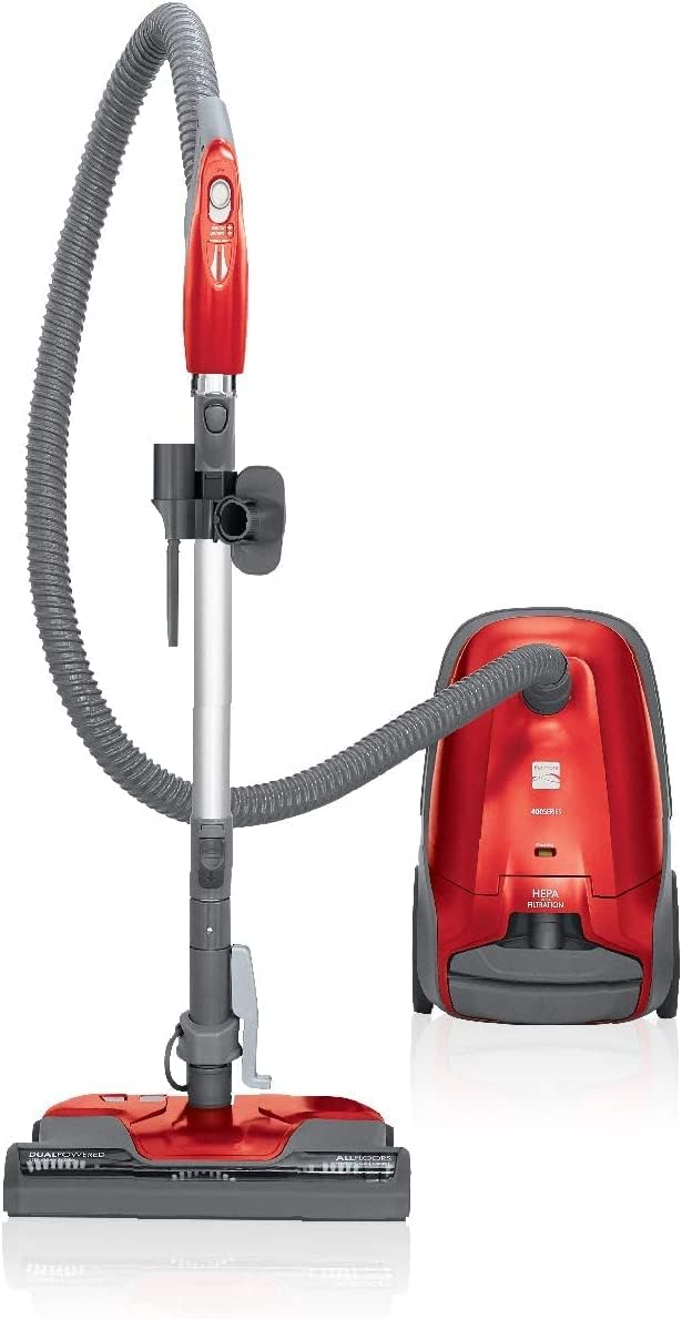 Kenmore Staubsauger, rot, 81414 400 Series Vakuum mit ausziehbarem Teleskopstab, HEPA, einziehbares Kabel, 4 Stück