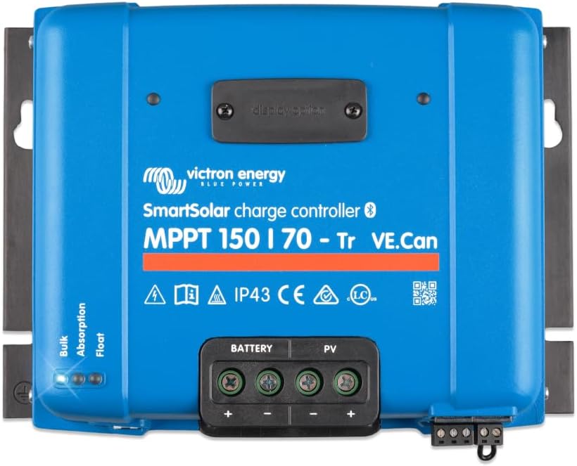 Victron Energy MPPT-Laderegler, 150 V, Blau, SmartSolar MPPT Tr VE.Can Laderegler (Bluetooth) - Solar