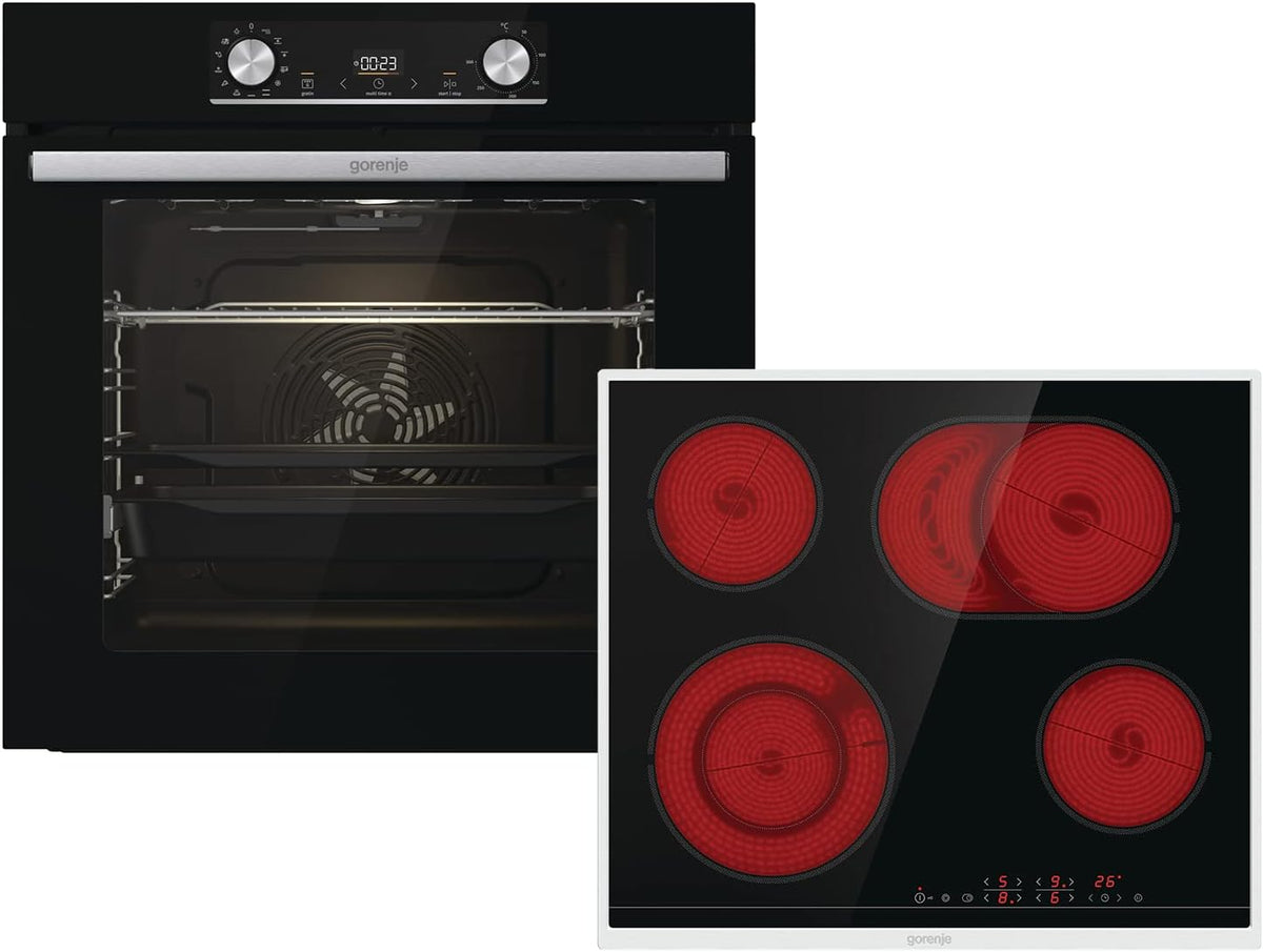 Gorenje Backofen, 77 L, schwarz
