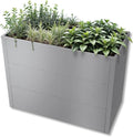 Metzler Hochbeete-Kit, Grau, Hochbeet für den Garten oder Balkon, Stahl