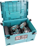 Makita Akkuschrauber, 4,0AH, Türkis/Schwarz, Combo Kit DLX2127MJ DDF482 + DTD152 + 2x Akkus + Lader im