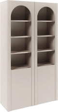 Selsey Vitrine, 100 cm, Mehrfarbig, Glas Arkadia Zweiflügelige Glas in Kaschmir nschrank