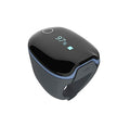Trendmedic Monitor, Schwarz, O2 Ring Pulsoximeter, SpO2-Schlaf in Ringform mit Vibrationsalarm, kontinuierlicher Nachtaufzeichnung