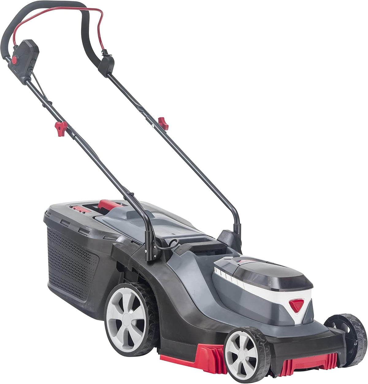AL-KO Rasenmäher, 38 cm, 300 m, 18 V, Schwarz/grau, Akku- 3.82 Li Easy, Schnittbreite, Akkufach für bis zu 2 Akkus Li-Ion