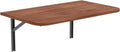 AKKE Esstisch, 120 cm, 60 cm, Grau, Klapptisch Wandklapptisch - Klappbar Faltbar Platzsparend