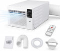 Mobiles Klimagerät, 45 dB, 750 W, 4m, Weiß, Mobile Klimaanlage für ², Lauf, Entfeuchten, Lüften, Timer