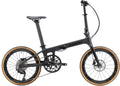 KABON Fahrrad, 20 Zoll, T800 Kohlefaser., Weiß, Bike, Neues Upgrade Faltrad, Carbon Fiber Rahmen mit Carbon Laufradsatz 9 Speed Mini
