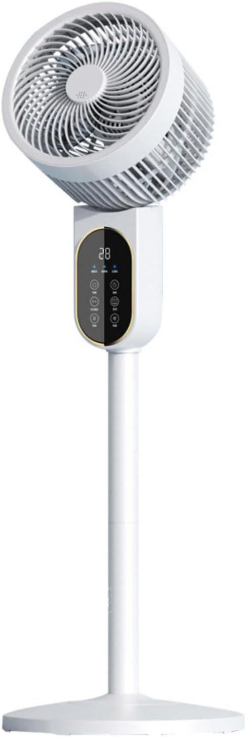 Luftkühler Ventilator, 23 dB, Weiß, Stand mit 135° Oszillation, Leise Stand, 3 Geschwindigkeiten, Fernbedienung