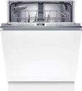 Bosch Geschirrspüler, 60 cm, Silber, Serie 4 Smarter Vollintegrierter SMV4HTX15E