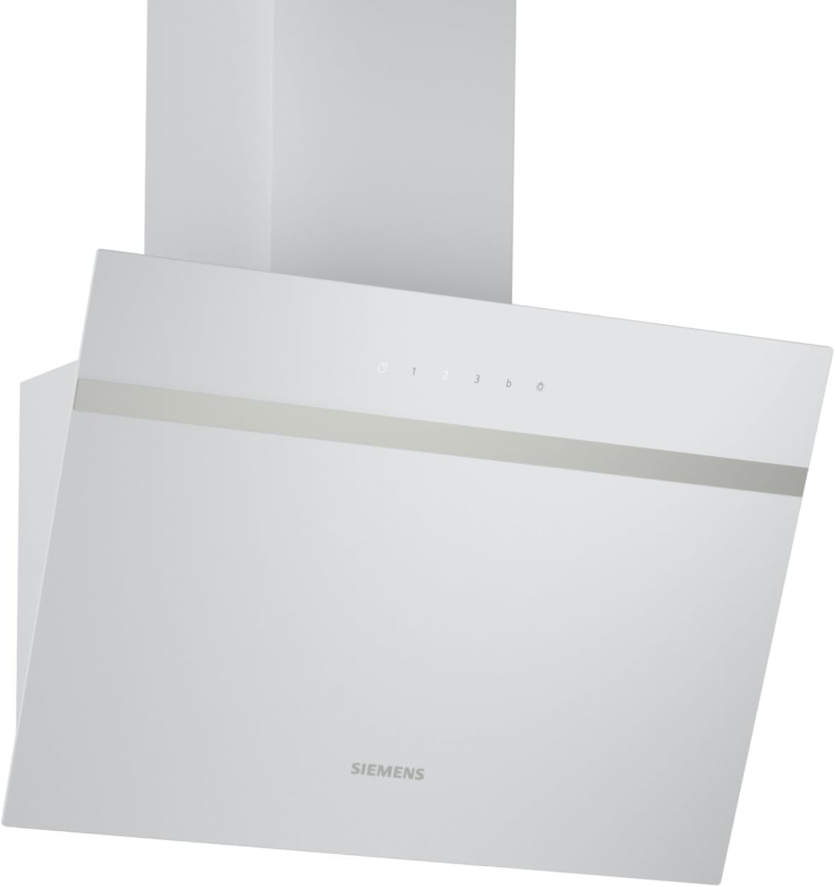 Siemens Dunstabzugshaube, 60 cm, Weiß, iQ100 Integrierte Wandesse mit Glasschirm LC65KDK20