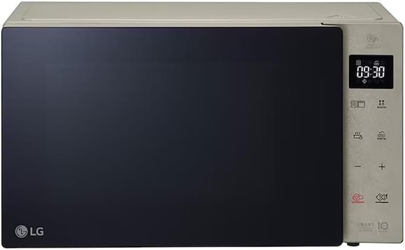 LG Mikrowelle, 1000 W, 25 L, Schwarz, MH6535NBS (, ) mit Grill (LED-Display, Smart Inverter Technologie, pflegeleicht)