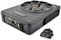 AXTON Audiogerät, 10 Zoll, 25 cm, 180 W, Schwarz, ATB25P, Flacher / Aktiv-Subwoofer, kompakter Untersitzbass mit Verstärker