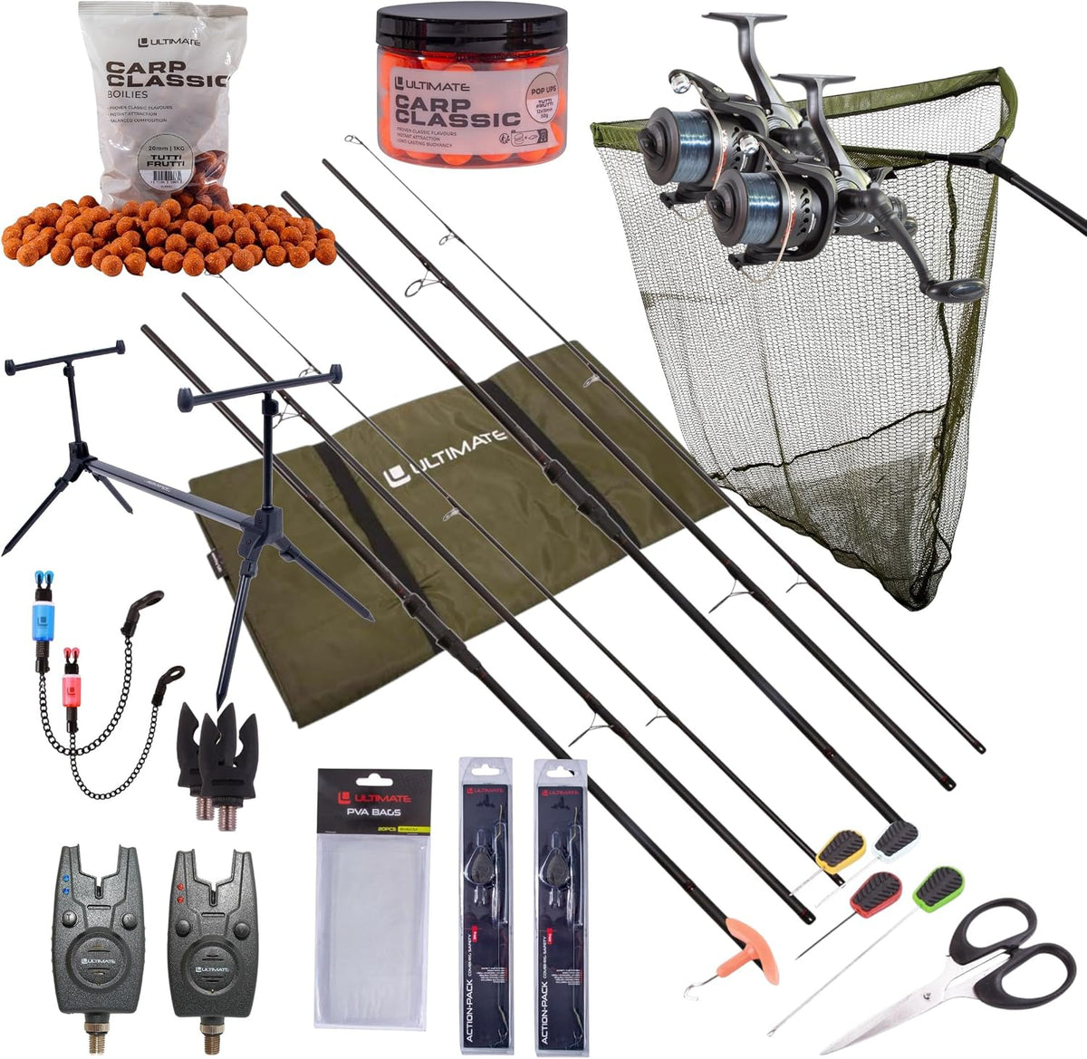 Ultimate Angelsets, Mehrfarbig, Adventure Mega Carp Set - Karpfenset