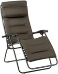 Lafuma Relaxsessel, Braun, MOBILIER - Gepolsterter Zero Gravity RSX Clip - Klappbare, Höchster Komfort - Taupe