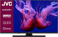 JVC Fernseher, 40 Zoll, Schwarz, Smart TV, QLED TV Full HD Android Smart TV (HDR, Triple-Tuner, Bluetooth) LT-40VQF545A