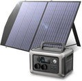 ALLPOWERS Powerstation, 299WH, 1200 W, 600 W, 100 W, Grau/Schwarz, Solargenerator