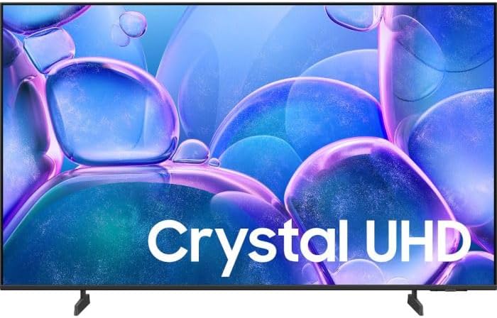 Samsung Fernseher, 50 Zoll, Schwarz, Crystal UHD LED 2025, Crystal Prozessor 4K, MetalStream Design, SmartThings