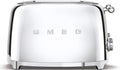 Smeg Toaster, Grau, TSF03SSEU 4-Schlitz- Chrom