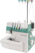 YyanLAK Overlock-Nähmaschinen, 91 W, 91 W, Aluminiumlegierung, technischer Kunststoff, Schwarz