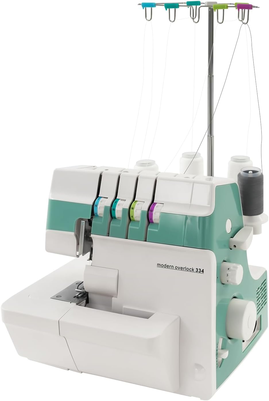 YyanLAK Overlock-Nähmaschinen, 91 W, 91 W, Aluminiumlegierung, technischer Kunststoff, Schwarz