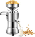 DHMYYXGS Standmixer, 25 kg/h, 1100w, Silber, Sojamilchmaschine Kommerziell - Edelstahl Rostfrei Mit, Milchpflanzenbereiter Für Soja/Hafer/Kokos