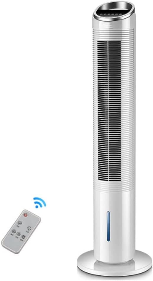 Turmventilator, Weiß, blattloser Kühlventilator mit 120° Oszillation, Fernbedienung, 12H Timer, 3 Geschwindigkeitsstufen