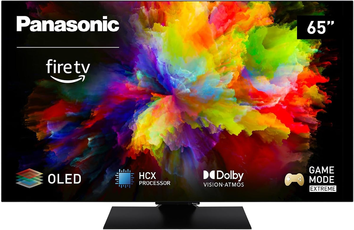 Panasonic Fernseher, 65 Zoll, Schwarz, Smart TV, TV-65Z80AEZ, Z80 Serie 4K Ultra HD OLED Smart TV, 2024, Fire TV