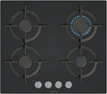 Siemens Kochfeld, 7500 W, Schwarz, Gas EP6A6PI10 4 Zonen