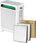 KNKA Dunstabzugshaube, Weiß, APH4000 Luftreiniger und Ersatzfilter (2er Pack) Bundle