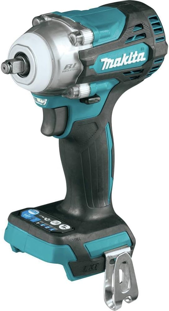 Makita Schlagschrauber, 18 V, Blau/Schwarz/Silber, XWT16Z LXT Lithium-Ion Brushless Cordless 4-Speed 3/8' Sq., Tool Only