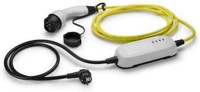 Volkswagen Kabel & Adapter, Gelb/Schwarz/Weiß, 000054412 Ladekabel E-Ladekabel Mode 2 Notladekabel, für Elektroauto oder Hybrid-Fahrzeug (PHEV)