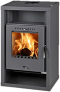 Thorma Kaminofen, 7,0 kW, schwarz, HÖRBY
