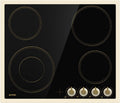 Gorenje Kochfeld, Schwarz/Beige, EC642CLI / Glaskeramik