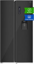 CHiQ Kühlschrank, 91,2 cm, 177 cm, 559 L, Silber, Side By Side, Hoch, Breit