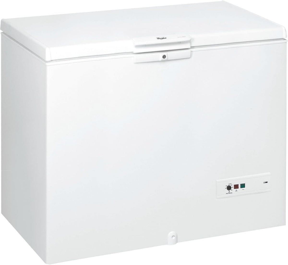 Whirlpool Gefriertruhe, 394 Liter, 42 dB, Weiß, WHM39112/ Nutzinhalt / Supergefrierfunktion /, [Energieklasse E]