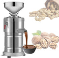 Quixnova Milchaufschäumer, 1100 W, 15 kg, Kupfer/Walnuss, Elektrische Erdnussbutter- und Walnuss-Mahlmaschine ( /h)