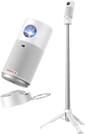 NEBULA Beamer, Schwarz, Capsule Air Projektor mit Google TV, offiziell Lizenziertes Netflix, 720p Smarter Mini- mit WLAN & Bluetooth