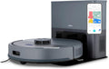MEDION Saugroboter, blau, mit Absaugstation und Wischfunktion X23 SW+ (Lasernavigation, Starke 5000Pa Saugkraft