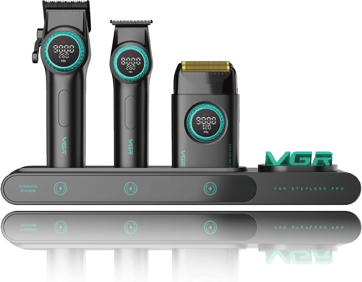 VGR Elektrorasierer, Mehrfarbig, 3 In 1 Haarschneidemaschine Profi Set mit Haarschneider