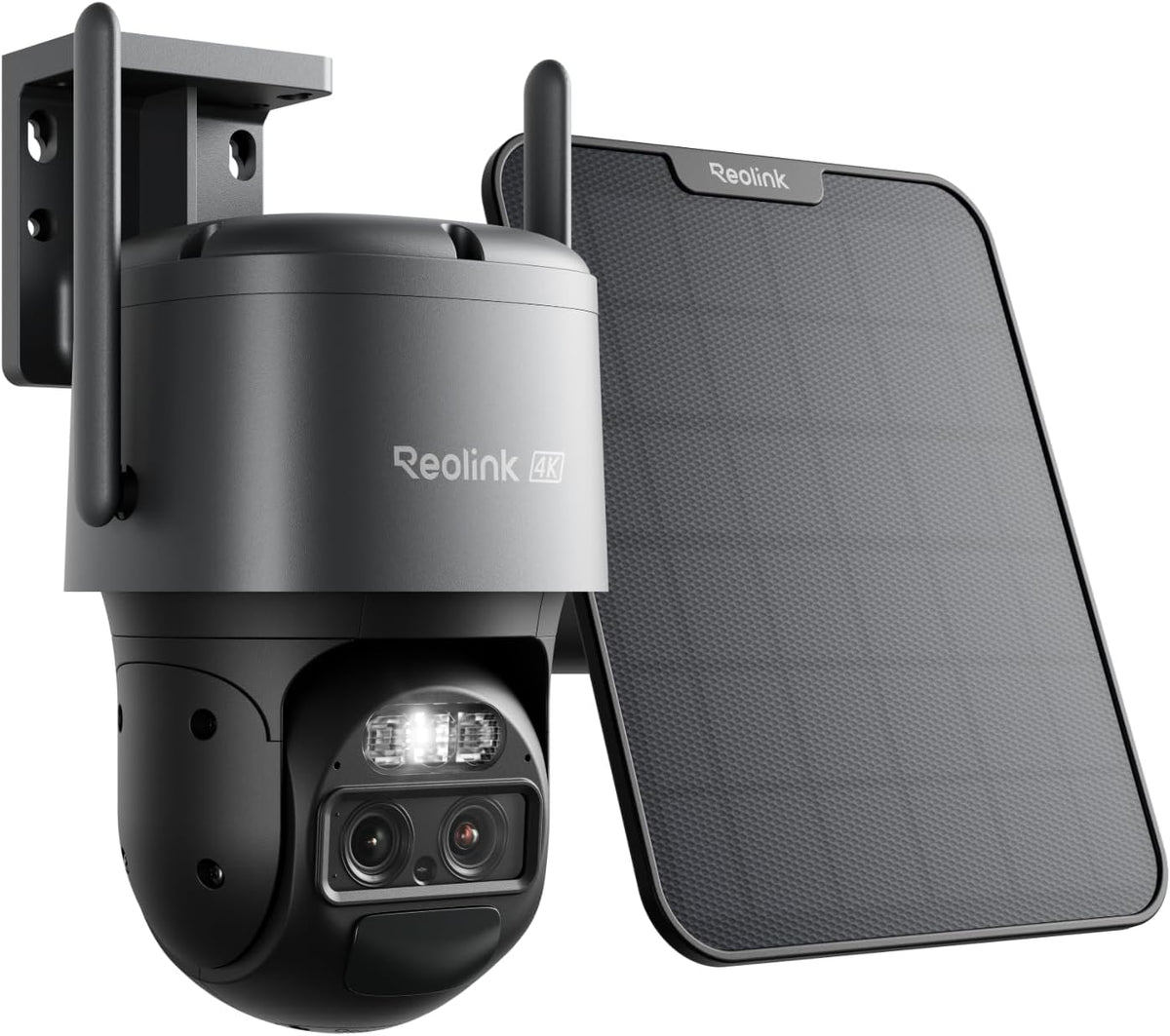 Reolink Überwachungskamera, Transparent, 4K PTZ Aussen Akku mit Auto-Tracking & Auto-Zoom