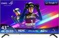 CHiQ Fernseher, 43 Zoll, Schwarz, 4K UHD QLED Smart Google TV, ALLM & VRR für Spiele, MEMC