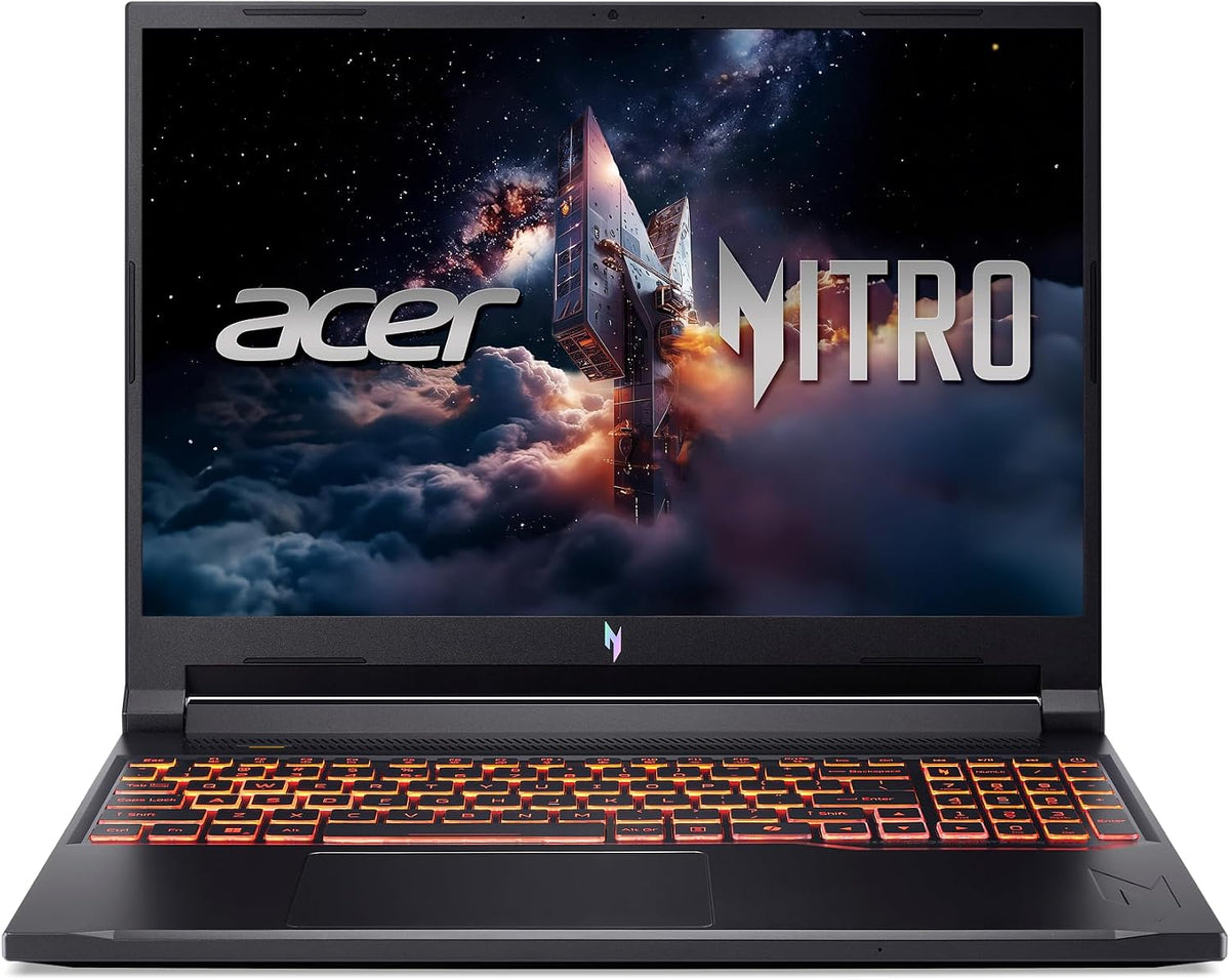 Acer Nitro V16 Gaming Laptop Laptop, Schwarz, Intel Core 9 Processor 270H, NVIDIA GeForce RTX 5070 GPU, 16' WUXGA IPS 180Hz Display