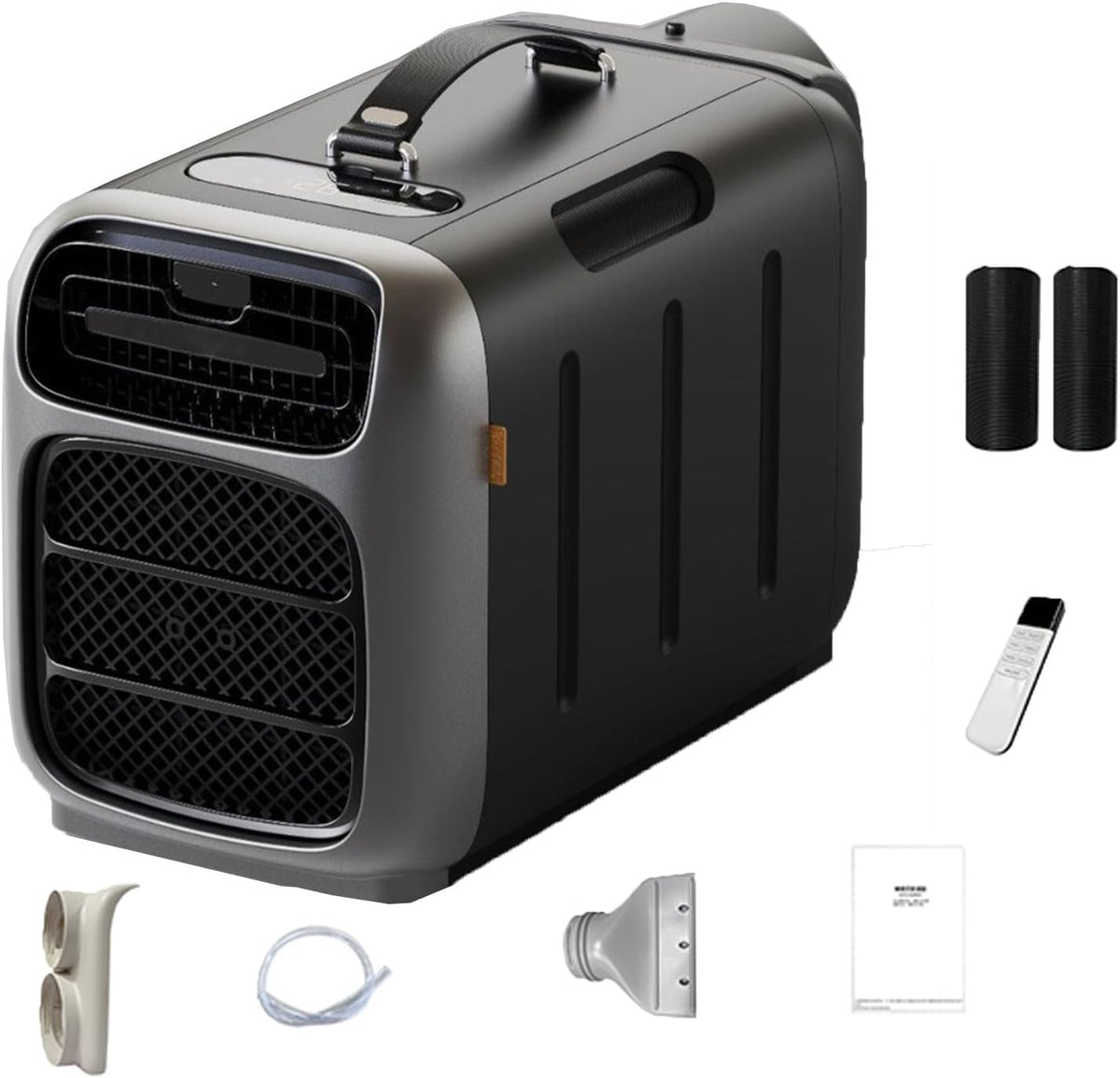 Mobiles Klimagerät, Weiß, Tragbare Klimaanlage für Camping, schnelle Kühlung, Heizung, 3 Windgeschwindigkeiten
