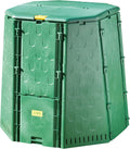 JUWEL Komposte, 900 l, Grün, Thermo r AEROQUICK 890 XXL (Nutzinhalt, für Garten- und Küchenabfälle, r aus UV-stabilen Recyclingkunststoff