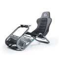 PLAYSEAT Kopfhörer & Zubehör, Schwarz/Grau, Trophy - Logitech G Edition Gaming Rennsitz, Frei verstellbar, Unterstützt Direct Drive