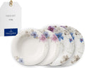 Villeroy & Boch Kombiservice 20-tlg. Manufacture Rock Mikrowelle, Weiß/Blau/Lila/Beige