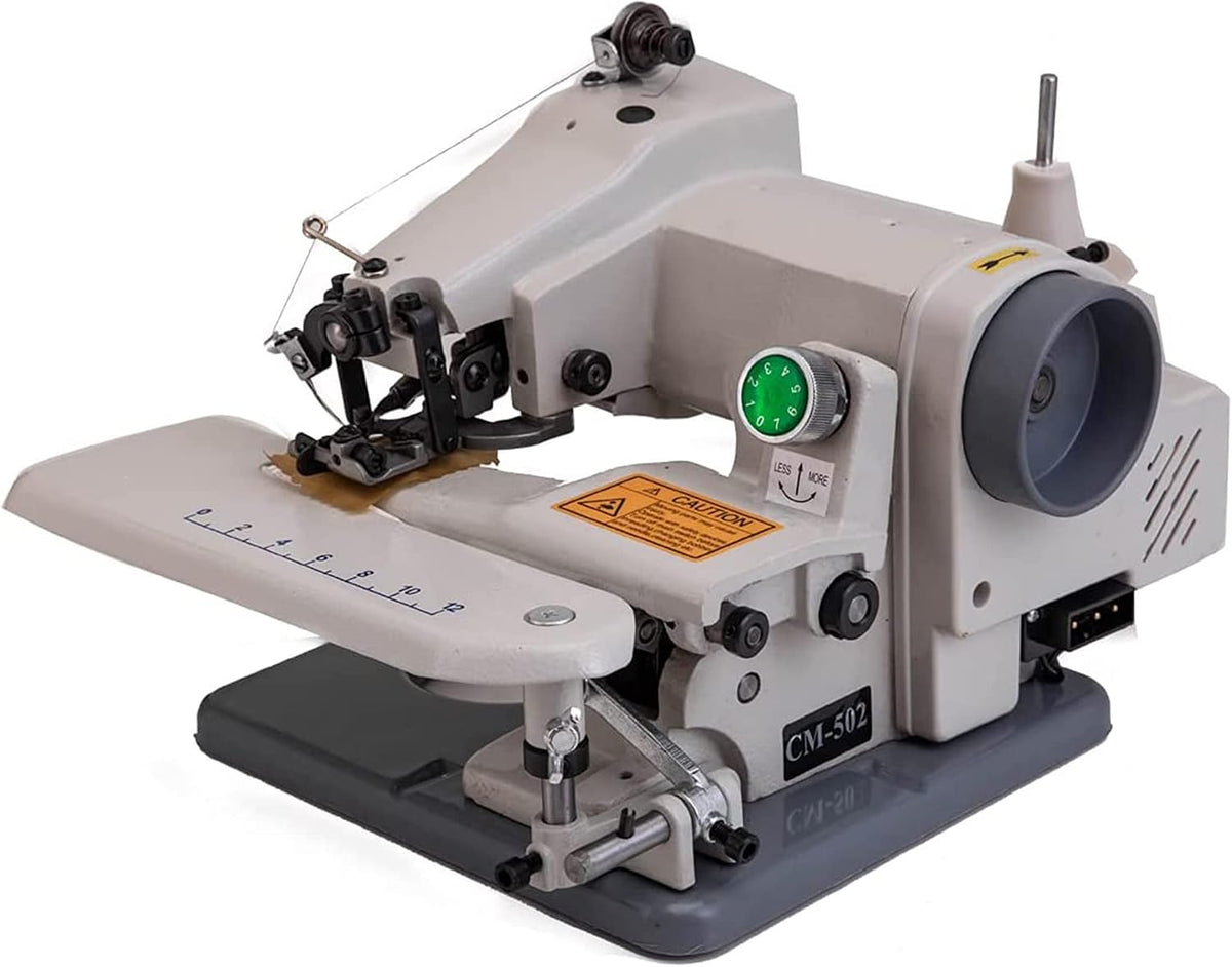 Näh Blindstichmaschine, Grau, und Stickmaschine, tragbar mit 10 Nadeln, breiter Tisch, nahtloses en, Blindstichsäumer