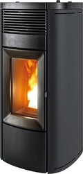 MCZ Kaminofen, 10 kW, Silber, Musa Air M3 Pelletofen Pellet Ofen Pellets Holzpellets