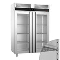 GGM Kühl-Gefrierkombination, Schwarz, Gastro